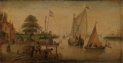 Dutch Canal by Hendrick Avercamp