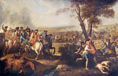 Eight Battle Scenes after the Marlborough House Murals: The Pursuit of the French after the Battle of Ramillies by Louis Laguerre