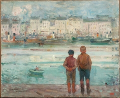 El muelle de Boulogne-sur-Mer by Jules Adler