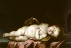 El Niño Jesús dormido sobre la Cruz by Bartolomé Esteban Murillo