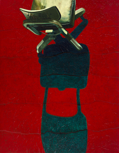 Empty Chair Red by Ira Upin