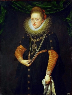 Erzherzogin Konstanze (1588-1631), Königin von Polen in schwarzem Kleid by Frans Pourbus the Younger