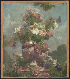 Esquisse pour l'Hôtel de Ville de Paris : Fleurs by Georges Jeannin