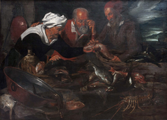 Etal de poissons by Giuseppe Recco