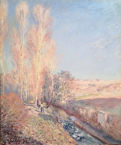 Été de la Saint-Martin, environs de Moret-sur-Loing by Alfred Sisley