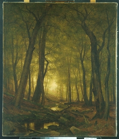 Evening in the Woods by Worthington Whittredge