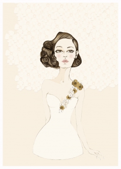 Fashion illustration by Cecilia Sánchez