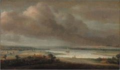 Flat Landscape with a Broad River by Philip de Koninck