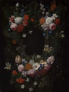 Flower Garland by Nicolaes van Verendael