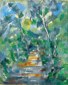 Forest Scene (Path from Mas Jolie to Château noir) by Paul Cézanne