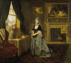 Frances Barton, Mrs Abington (1737-1815) as the Widow Bellmour in Arthur Murphy's 'The Way to Keep Him' (1727-1805) by Johann Zoffany