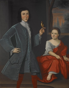 Franks Children with Bird by Gerardus Duyckinck I