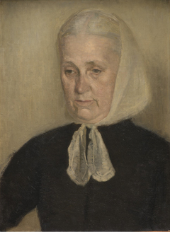 Frederikke Amalie Hammershøi, f. Rentzmann, kunstnerens moder by Vilhelm Hammershøi