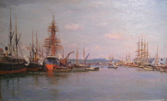 From Rouen harbor by Johannes Grimelund