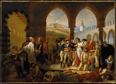 General Bonaparte Visiting the Plague-Stricken at Jaffa by Auguste-Hyacinthe Debay