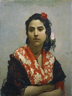 Gipsy girl by Raimundo de Madrazo y Garreta