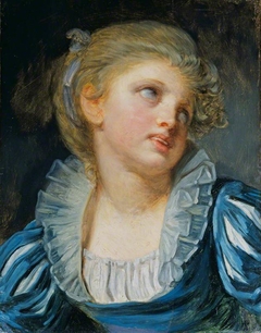 Girl in a Blue Dress by Jean-Baptiste Greuze