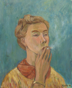 Girl Smoking by Tove Jansson