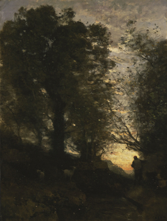 Goatherd of Terni by Jean-Baptiste-Camille Corot