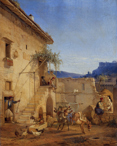 Haus in Athen by Carl Wilhelm von Heideck