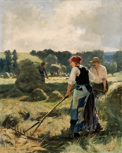 Haymaking by Julien Dupré