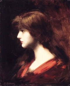 Head of a Girl by Jean-Jacques Henner