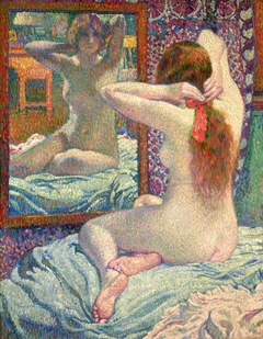 Het bloedrode lint by Théo van Rysselberghe