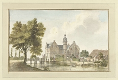 Het Huis den Ham, aan de Niers in Duitsland by Jan de Beijer