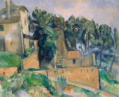 House in Bellevue by Paul Cézanne