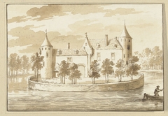 Huis te Baarsdorp op Zuid-Beveland by Abraham Rademaker