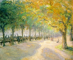 Hyde Park by Camille Pissarro