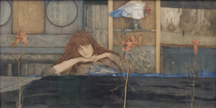 I lock my door upon myself by Fernand Khnopff