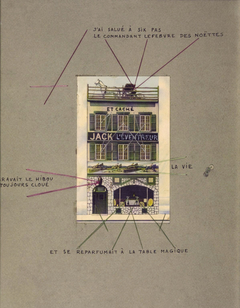 I Saluted at Six Paces Commandant Lefebvre des Noëttes - Poem Object by André Breton