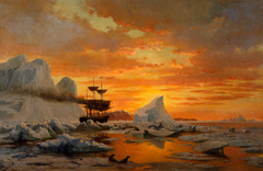 Ice-Dwellers Watching the Invaders by William Bradford