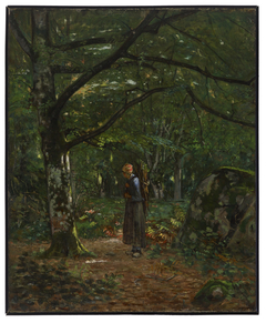 In Fontainebleau Woods (Fontainebleau Forest) by John Washington Love