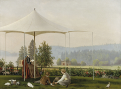 In the Garden of Haminalahti by Ferdinand von Wright