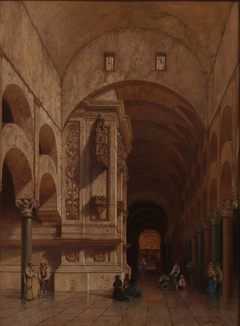 Intérieur de la mosquée de Cordoue by Adrien Dauzats