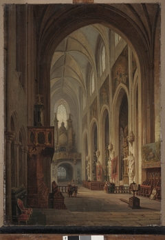 Interior of the Dominican Church in Kraków by Marcin Zaleski