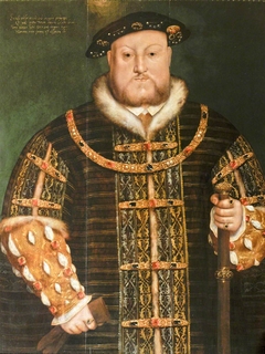 King Henry VIII (1491 - 1547) (after an original of c.1542) by Anonymous