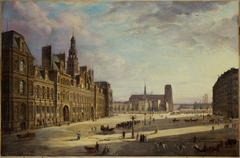 L'Hôtel de Ville, en 1868 by Jan Ostoja Faustin de Miodoncheski