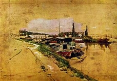 La Machine de Marly (La Seine à Bougival) by Giovanni Boldini