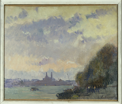 La Seine et l'ancien Trocadéro by Albert Lebourg