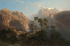 Lac des Quatre Cantons by Alexandre Calame