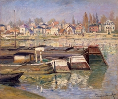 Landscape. Seine at Asnieres by Claude Monet