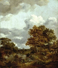 Landscape with a pool by Thomas Gainsborough