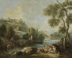 Landscape with Figures by Unknown Artist