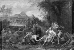 Landscape with Messalina's Wedding by Victor Honoré Janssens