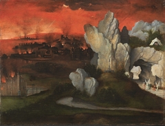 Landscape with the Destruction of Sodom and Gomorrah by Joachim Patinir