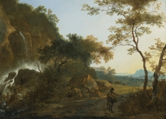 Landscape with Waterfall (1654) by Adam Pynacker