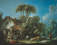 Le matin (environs de Beauvais) by François Boucher